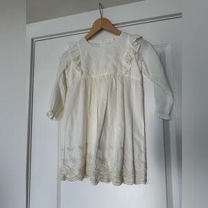 Jamie Kay NWOT girls ivory dress size 7